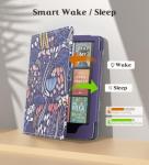 MoKo Case for 7"/6.8" Kindle Paperwhite(12th/11th Gen-2024/2021) and Kindle Colorsoft Signature Edition, Slim PU Shell Cover Case with Auto-Wake/Sleep for Kindle Paperwhite 2024, Night Blue