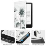 CoBak Stand Case for 7" Kindle Paperwhite 12th Gen 2024 and Kindle Colorsoft with Hand Strap - Compatible with iPhone MagSafe, for Samsung/Belkin/Anker Wireless Charging Pads, Durable, Auto Sleep Wake
