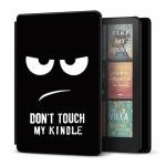 TNP Case for Kindle Paperwhite 12th Generation 2024 / Kindle Colorsoft Signature Edition - 7" PU Leather Protective Folio Cover for Kindle Paperwhite Kids with Auto Sleep/Wake, Don't Touch