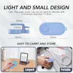 Remote Control Page Turner for Kindle Paperwhite Oasis Kobo eReaders,Kindle Clicker Page Turner Accessories for iPhone,iPad, Android Tablets Reading Novels,Video Record&Shutter Selfie (Blue)