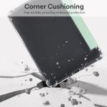 CoBak Case for Kindle Paperwhite (6.8" 11th Generation 2021 Released) & Paperwhite Signature Edition- New PU Leather Cover and Clear Soft Silicone Back Cover with Auto Sleep Wake Feature