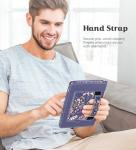 MoKo Case for 7"/6.8" Kindle Paperwhite(12th/11th Gen-2024/2021) and Kindle Colorsoft Signature Edition, Slim PU Shell Cover Case with Auto-Wake/Sleep for Kindle Paperwhite 2024, Night Blue