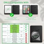 SCSVPN Double-Sided Magnetic Case for 7 inch Kindle Paperwhite 12th Gen & Kindle Colorsoft Signature Edition (2024 Release) | with Hand Strap | Auto Wake/Sleep | Premium PU Leather Hard Back Cover