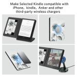 CoBak Stand Case for 7" Kindle Paperwhite 12th Gen 2024 and Kindle Colorsoft with Hand Strap - Compatible with iPhone MagSafe, for Samsung/Belkin/Anker Wireless Charging Pads, Durable, Auto Sleep Wake