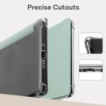 CoBak Case for Kindle Paperwhite (6.8" 11th Generation 2021 Released) & Paperwhite Signature Edition- New PU Leather Cover and Clear Soft Silicone Back Cover with Auto Sleep Wake Feature