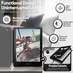 TNP Case for Kindle Paperwhite 12th Generation 2024 / Kindle Colorsoft Signature Edition - 7" PU Leather Protective Folio Cover for Kindle Paperwhite Kids with Auto Sleep/Wake, Don't Touch