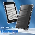 CoBak Clear Case for Kindle Paperwhite 10th Generation 6'' and Signature Edition 2018 Released,Shockproof Ligthwheight Slim Soft TPU Back Cover-Clear
