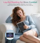 MoKo Magnetic Case for 7" Kindle Paperwhite 12th Gen 2024 & Kindle Colorsoft Signature Edition, Stand Cover Ultra Thin DIY Clear Case with Wireless Charging Fully Covered Shell, Black