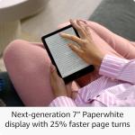 Amazon Kindle Paperwhite Bundle: Includes, Amazon Kindle Paperwhite Signature Edition 32GB | Black, Fabric Cover| Black & Wireless Charging Dock