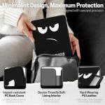 TNP Case for Kindle Paperwhite 12th Generation 2024 / Kindle Colorsoft Signature Edition - 7" PU Leather Protective Folio Cover for Kindle Paperwhite Kids with Auto Sleep/Wake, Don't Touch