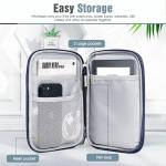 TiMOVO 6-7 Inch Tablet Sleeve for eReader Book Paperwhite/Colorsoft Signature Edition, Protective Sleeve Cover Case with Pocket for E-Reader/Oasis & Kobo Devices, Colorful Flower