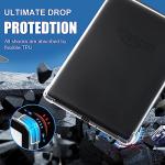 CoBak Clear Case for Kindle Paperwhite 10th Generation 6'' and Signature Edition 2018 Released,Shockproof Ligthwheight Slim Soft TPU Back Cover-Clear