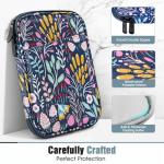 TiMOVO 6-7 Inch Tablet Sleeve for eReader Book Paperwhite/Colorsoft Signature Edition, Protective Sleeve Cover Case with Pocket for E-Reader/Oasis & Kobo Devices, Colorful Flower