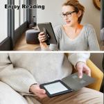 SCSVPN Double-Sided Magnetic Case for 7 inch Kindle Paperwhite 12th Gen & Kindle Colorsoft Signature Edition (2024 Release) | with Hand Strap | Auto Wake/Sleep | Premium PU Leather Hard Back Cover