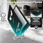 TNP Case for Kindle Paperwhite 12th Generation 2024 / Kindle Colorsoft Signature Edition - 7" PU Leather Protective Folio Cover for Kindle Paperwhite Kids with Auto Sleep/Wake, Don't Touch