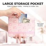 Pink Bow Case for 7"/ 6.8“ Kindle Paperwhite 12th/11th Generation,Hand Strap Stand Book Cover Sleeve for Kindle Colorsoft Signature Edtion,2025 Cute Coquette Ereader Ebook Gifts