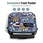 TiMOVO 6-7 Inch Tablet Sleeve for eReader Book Paperwhite/Colorsoft Signature Edition, Protective Sleeve Cover Case with Pocket for E-Reader/Oasis & Kobo Devices, Colorful Flower