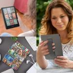 SCSVPN Case for 7'' Kindle Paperwhite (12th Generation, 2024) and Kindle Colorsoft Signature Edition, All-New Slim Lightweight PU Leather Protective Cover with Auto Sleep/Wake, Hand Strap - Bookshelf