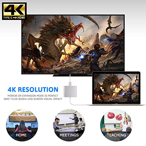 Battony USB C to HDMI Adapter for Apple Devices