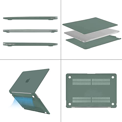 Midnight Green MacBook Air 13" Case Bundle