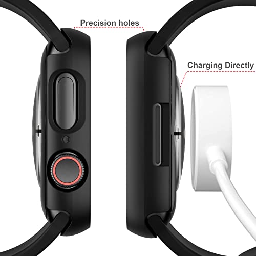 Cuteey 6-Pack Hard Cases for Apple Watch SE 40mm