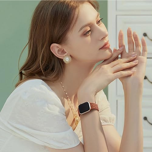 Floral Engraved Silicone Bands for Apple Watch