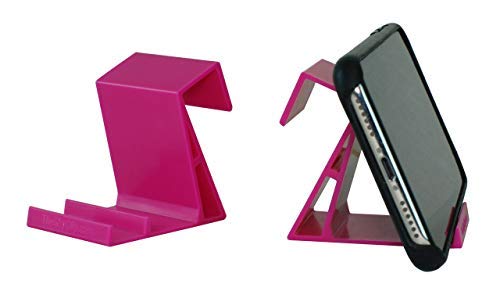 SkyClip Airplane Phone Tray Table Stand - Pink 2 Pack