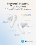 Soundcore P31i by Anker, Real-Time Adaptive Noise Cancelling, Hi-Res Sound, Translation Earbuds, 50H Playtime, Wireless Earbuds, Bluetooth Earphones, Spatial Audio, Fast Charging, IP55