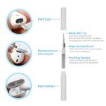 Compatible with AirPods 4 Case, Premium Soft Silicone Protective Case Cover for Apple AirPods 4th Generation with Cleaner Kit Keychain Accessories for Women Girls (Pink, for AirPod 4 case)