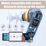 Wireless Earbuds Bluetooth 5.0 Headphones Noise Cancelling Air Buds Pods 3D Stereo Ear pods in-Ear Ear Buds with Deep Bass Earphones Sport Headsets for Android/Samsung/Apple iPhone