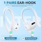 5 Pack Ultra Strong Magnetic AirPods Pro Straps, Anti-Lost Neck Cord for AirPods Pro 3 2025,AirPods 4th, AirPods Pro 2nd/1st, AirPod 3rd, AirPod 2nd/1st - 5 Pcs Silicone Sports Lanyard and 2 Ear Hook