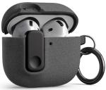 VRS DESIGN Modern Lock Case for Apple Airpods 4th Generation (2024), Rugged Protection with Secure Lock for Airpods 4 Case (Sandstone) [US Patent Registered]