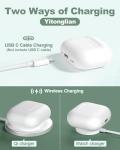 Yitonglian Wireless Charger Case Replacement for Airpods 4th Generation - Charging Case to USB-C Without Earbuds