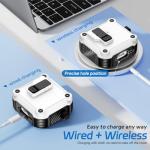 Ekoonpft for AirPods 4 Case 2024, Secure Lock & Auto-Open Design for Apple AirPods 4th Generation Case Cover with Cleaner and Keychain for Men Women, Anti-Scratch Drop Protection