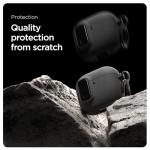 VRS DESIGN Modern Lock Case for Apple Airpods 4th Generation (2024), Rugged Protection with Secure Lock for Airpods 4 Case (Sandstone) [US Patent Registered]
