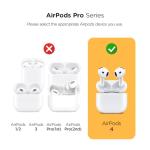 VRS DESIGN Modern Lock Case for Apple Airpods 4th Generation (2024), Rugged Protection with Secure Lock for Airpods 4 Case (Sandstone) [US Patent Registered]