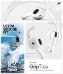 Proof Labs 4 Pairs for AirPods 4 Ear Hooks Covers [Added Storage Pouch] Accessories Compatible with Apple AirPods 4th Generation (White)