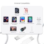 6FT 20W Fast Charger Adapter for NEW AirPod Pro 3 2025 AirPods 4 Gen 4 Generation,AirPods Pro 2 2nd,Max 2 2024, iPhone 17 16e 16 15,iPad 10th USB C Cable Charging Head,Samsung A14 A13 A15 A16 A03S A53