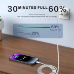 6FT 20W Fast Charger Adapter for NEW AirPod Pro 3 2025 AirPods 4 Gen 4 Generation,AirPods Pro 2 2nd,Max 2 2024, iPhone 17 16e 16 15,iPad 10th USB C Cable Charging Head,Samsung A14 A13 A15 A16 A03S A53