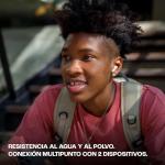 JBL Vibe Beam 2 - True Wireless Noise Cancelling Earbuds with JBL Pure Bass Sound & Smart Ambient technology, 4mics for crisp, clear calls, up to 40Hrs of Playback, IP54 Dust & Water resistant (White)