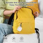 Aircawin for Airpods 4 Case Clear Glitter,Sparkle Bling Design for Airpods 4th Generation Cover 2024,Full Protective Shockproof Soft TPU for Airpod 4 Charging Skin with Carabiner Women Girlrs-Clear