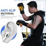 DamonLight 2 Pairs Ear Tips for AirPods 4 Grip Silicone Earbuds Cover [Added Storage Pouch][US Patent Registered] Compatible with Apple AirPods 4th Generation (White)