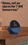 Amazon Echo Spot (newest model), Great for nightstands, offices and kitchens, Smart alarm clock, Designed for Alexa+, Black