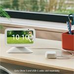 Echo Show 5 (3rd Gen) Adjustable Stand with USB-C Charging Port | Charcoal