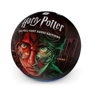 Amazon Echo Dot (newest model), Officially Licensed Limited-Edition design in celebration of Harry Potter: The Full-Cast Audio Editions on Audible (sold separately)