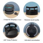 Blanou Echo Dot 3 Battery Base(Not Including dot 3 Speaker), Portable Dot 3rd Gen &Mini 2 Battery Base, 5200 mAh 8 Hours Work Time, Black