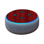 MightySkins Skin Compatible with Amazon Echo Dot (3rd Gen) - Cherry Grain | Protective, Durable, and Unique Vinyl Decal Wrap Cover | Easy to Apply, Remove, and Change Styles | Made in The USA