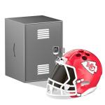 All-New Limited Edition, Officially Licensed NFL Kansas City Chiefs Helmet Stand for Amazon Echo Dot (4th & 5th Generations). Device Sold Separately.
