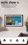 Like-New Amazon Echo Show 15 (newest model), Full HD 15.6" kitchen hub for home organization, with built-in Fire TV and Alexa