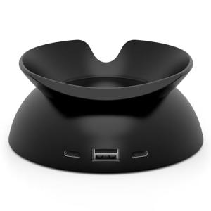 Made for Amazon Stand with USB-C and USB-A Charging Ports for Echo Spot (2024 Release)